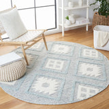 Safavieh Vermont 6'-0" x 6'-0" Rug in Blue / Ivory
