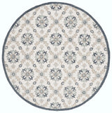 Safavieh Martha Stewart 6'-0" x 6'-0" Rug in Ivory / Blue
