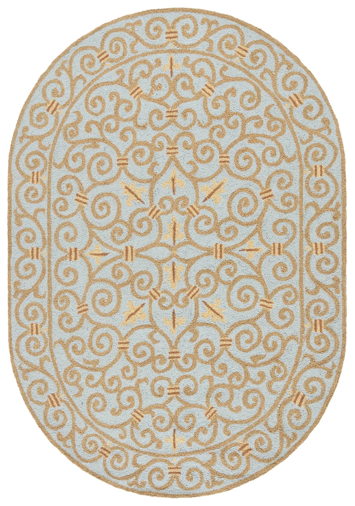 Safavieh Chelsea 4'-6" x 6'-6" Rug in Light Blue