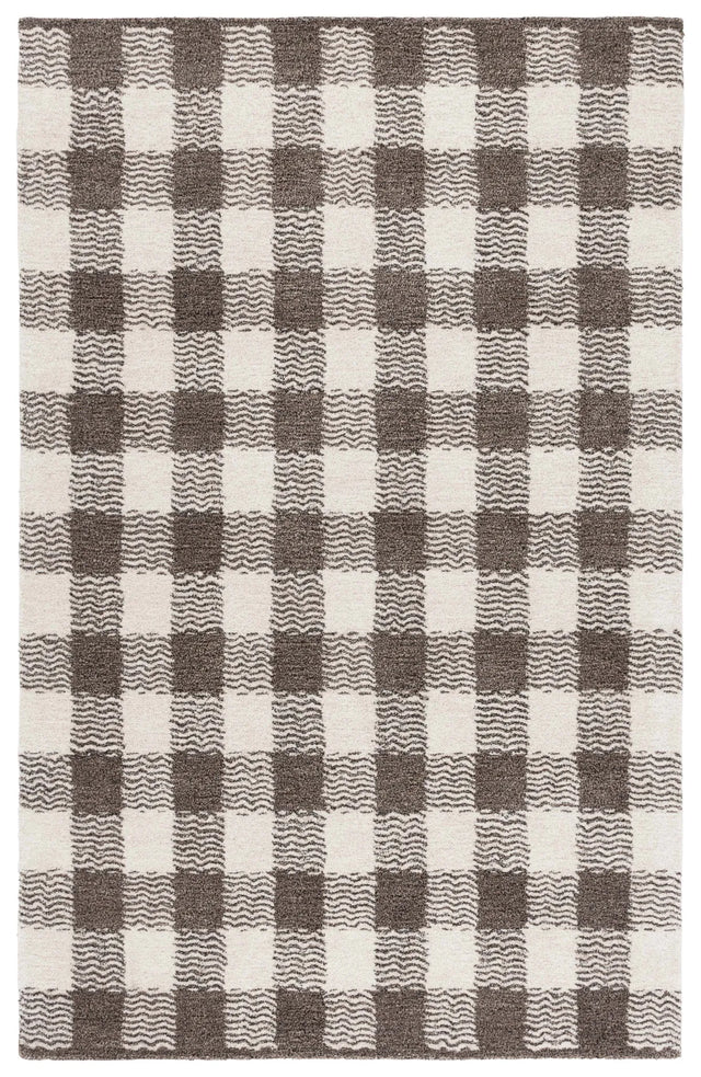 Safavieh Genre 4'-0" x 6'-0" Rug in Brown / Ivory