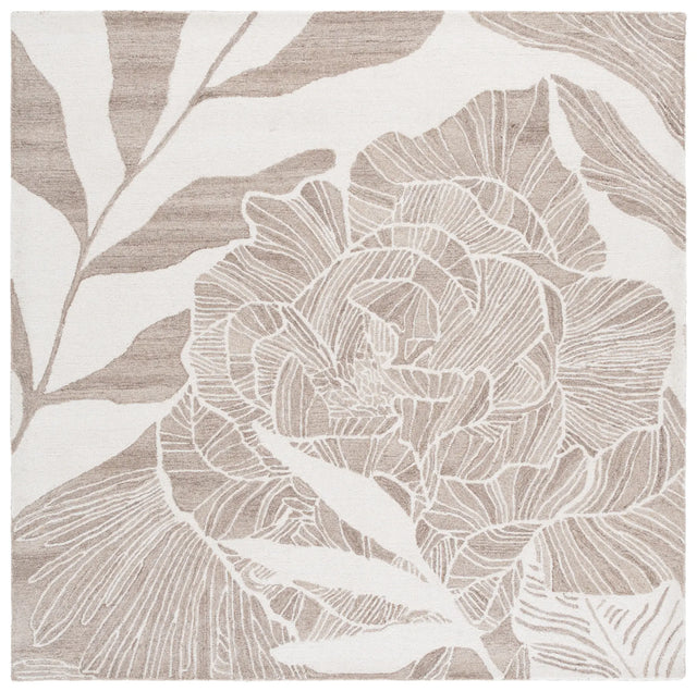 Safavieh Jardin 6'-0" x 6'-0" Rug in Ivory / Beige
