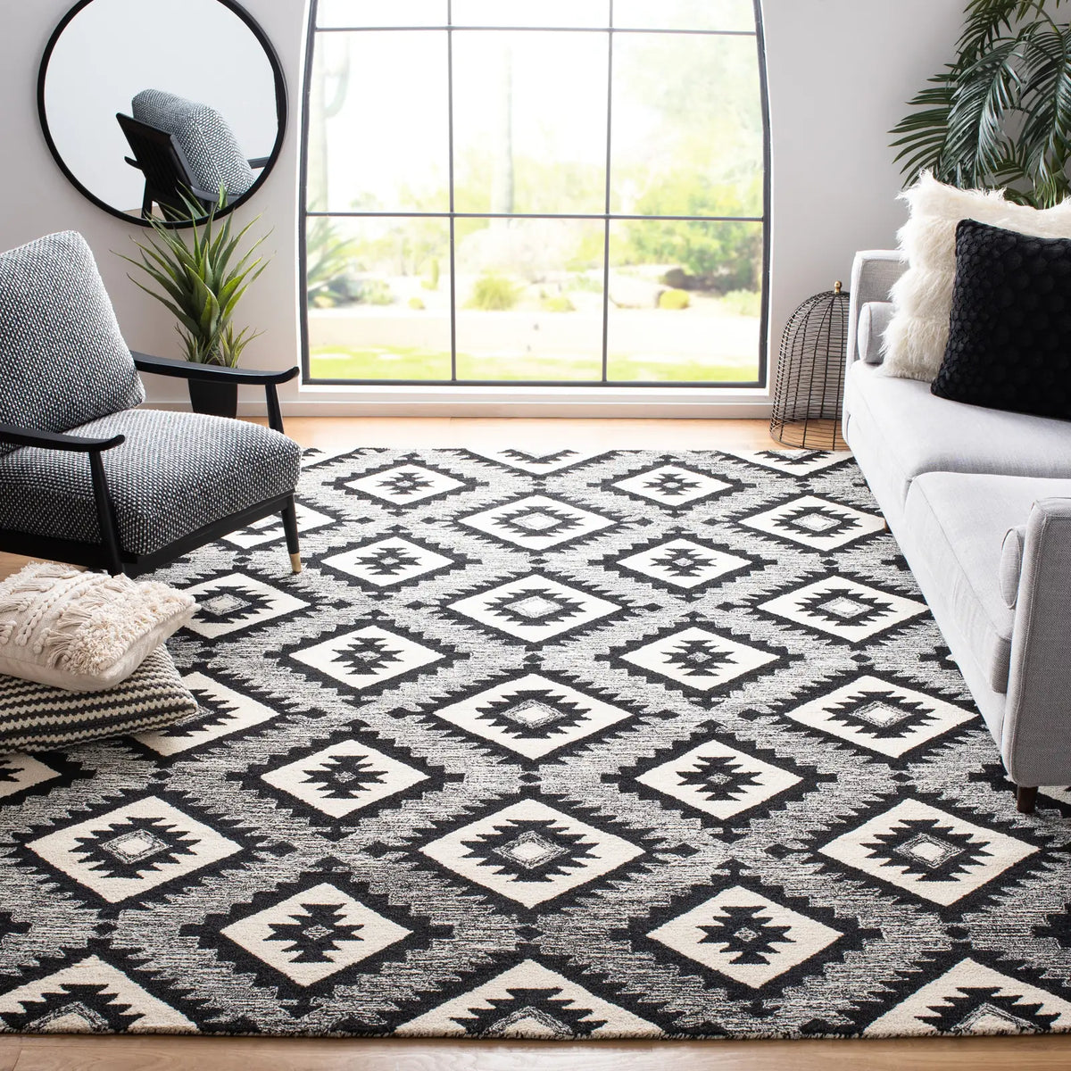 Safavieh Aspen 10'-0" x 14'-0" Rug in Charcoal / Black