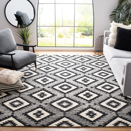 Safavieh Aspen 10'-0" x 14'-0" Rug in Charcoal / Black