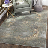 Safavieh Vintage 4'-0" x 5'-7" Rug in Grey / Multi