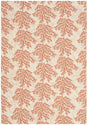 Safavieh Courtyard 4'-0" x 5'-7" Rug in Beige / Terracotta