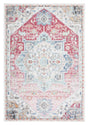 Safavieh Phoenix 500 4'-5" x 6'-5" Rug in Red / Ivory