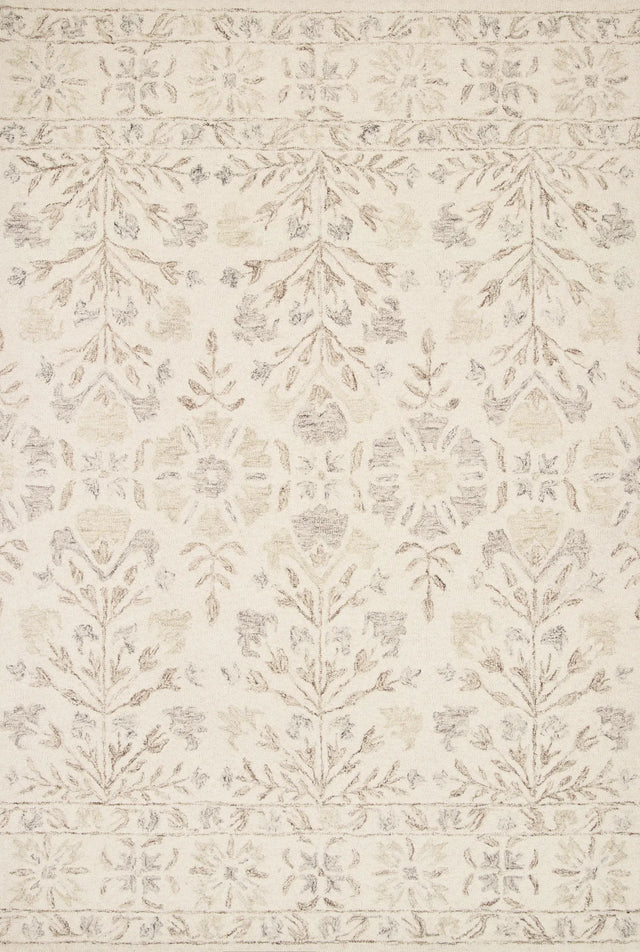 Loloi Norabel Nor-02 Ivory/Neutral Rugs - main flat