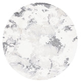 Safavieh Berber Shag 6'-7" x 6'-7" Rug in Grey / Ivory