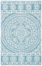 Safavieh Blossom 4'-0" x 6'-0" Rug in Blue / Ivory