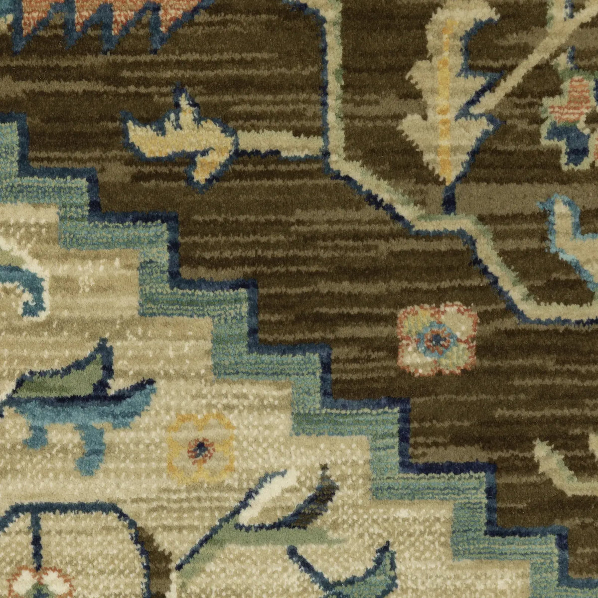 Oriental Weavers Sphinx Francesca Fr09M Brown/ Multi Rug - room scene 2