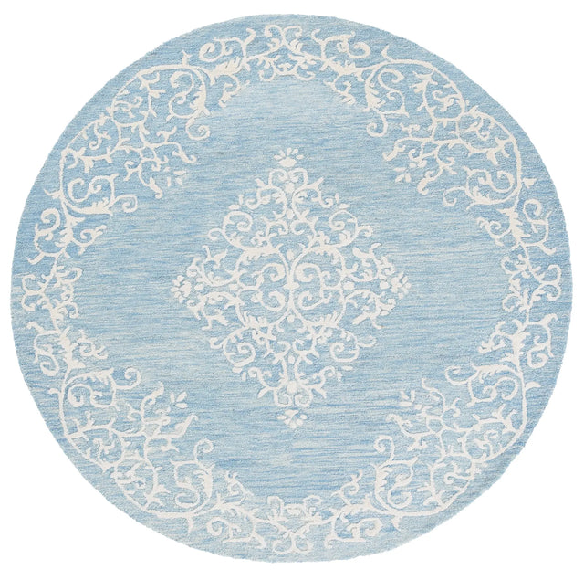 Safavieh Metro 6'-0" x 6'-0" Rug in Blue / Ivory