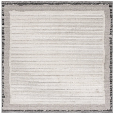 Safavieh Jade 100 6'-7" x 6'-7" Rug in Ivory / Beige Black