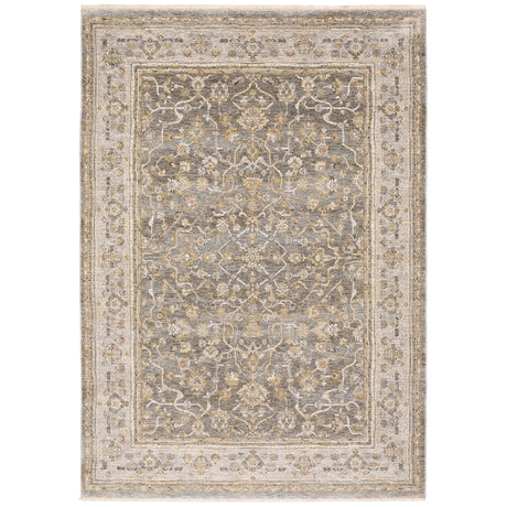 Oriental Weavers Sphinx Maharaja 040M1 Grey/Gold Rugs - main flat