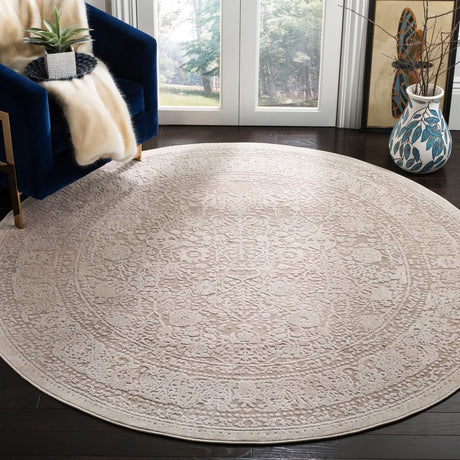 Safavieh Reflection 10'-0" x 10'-0" Rug in Beige / Cream
