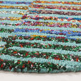 Safavieh Nantucket 4'-0" x 4'-0" Rug in Teal