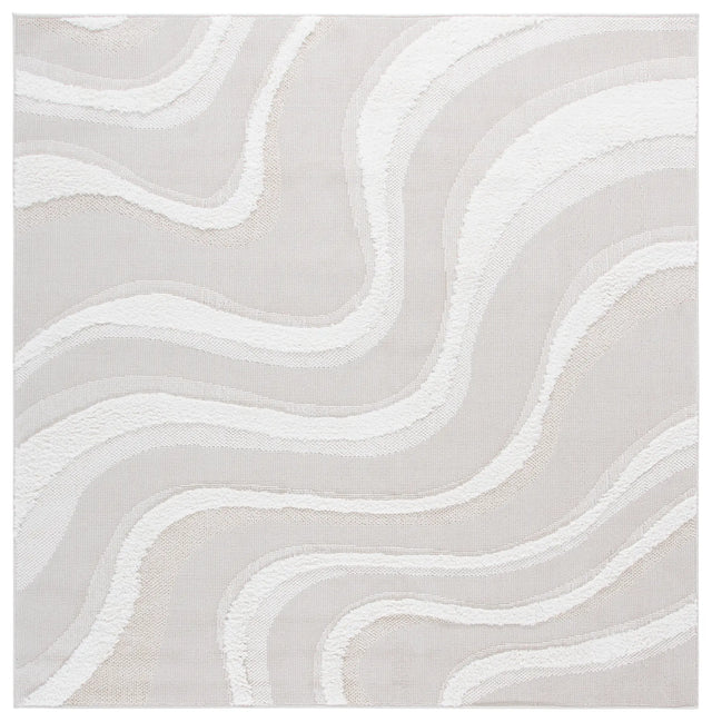 Safavieh Trends 6'-7" x 6'-7" Rug in Beige / Ivory