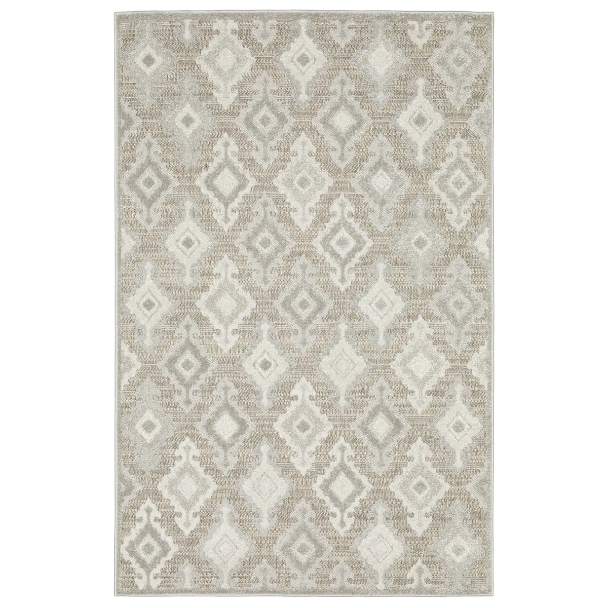 Oriental Weavers Sphinx Tangier Tan08 Beige/ Grey Rug - main flat