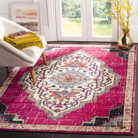Safavieh Monaco 5'-1" x 7'-7" Rug in Pink / Multi