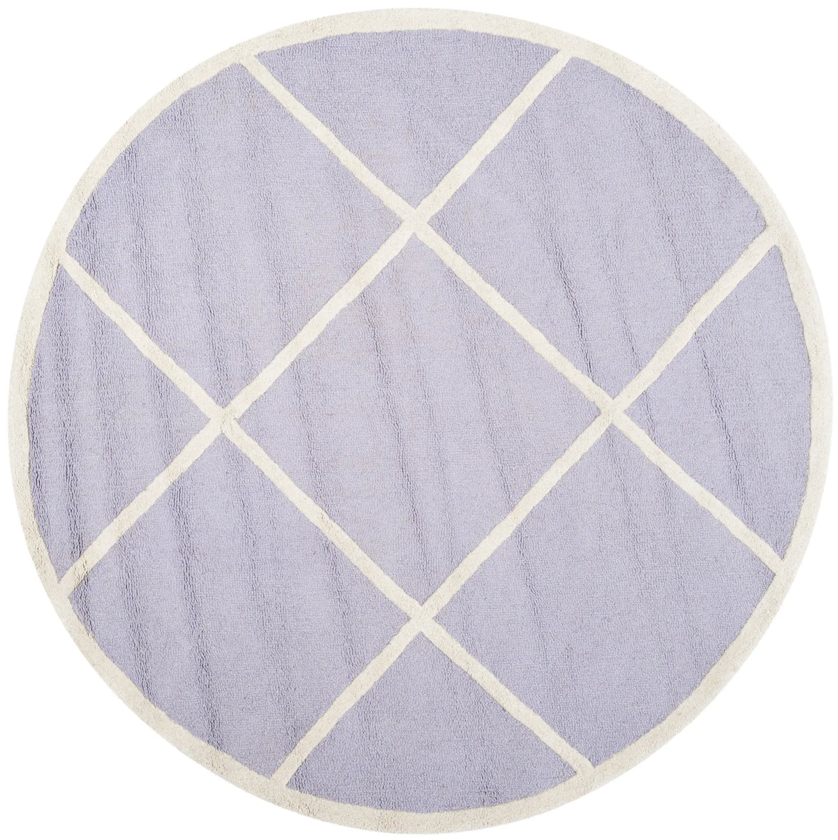 Safavieh Cambridge 6'-0" x 6'-0" Rug in Lavander / Ivory
