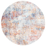 Safavieh Vintage Persian 5'-0" x 5'-0" Rug in Blue / Rust