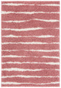 Safavieh Venus Shag 600 4'-0" x 6'-0" Rug in Pink / Ivory