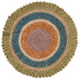 Safavieh Natural Fiber 3'-0" x 3'-0" Rug in Green / Multi