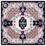 Safavieh Bellagio 5'-0" x 5'-0" Rug in Ivory / Black