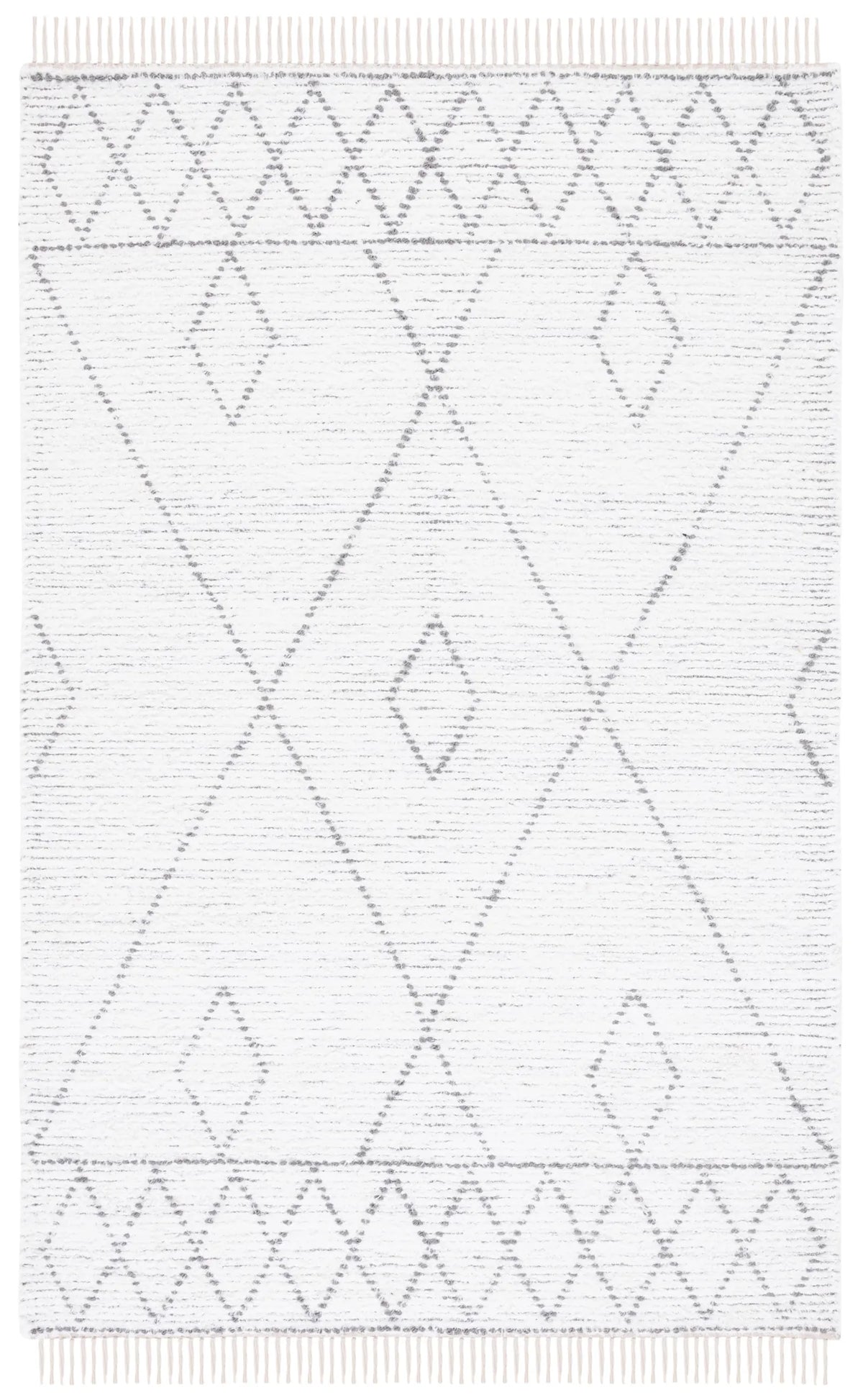 Safavieh Casablanca 4'-0" x 6'-0" Rug in Ivory / Grey