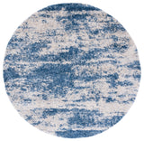 Safavieh Berber Shag 200 5'-3" x 5'-3" Rug in Beige / Blue