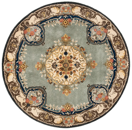 Safavieh Bergama 6'-0" x 6'-0" Rug in Light Blue / Ivory