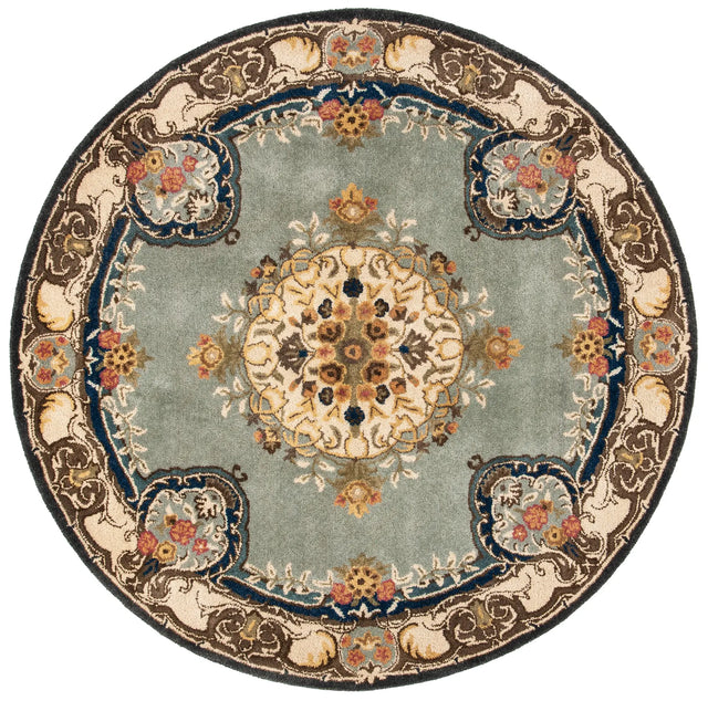 Safavieh Bergama 6'-0" x 6'-0" Rug in Light Blue / Ivory