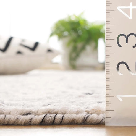 Safavieh Natura 4'-0" x 6'-0" Rug in Light Grey / Ivory