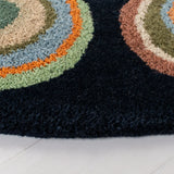 Safavieh Soho 6'-0" x 6'-0" Rug in Black / Multi