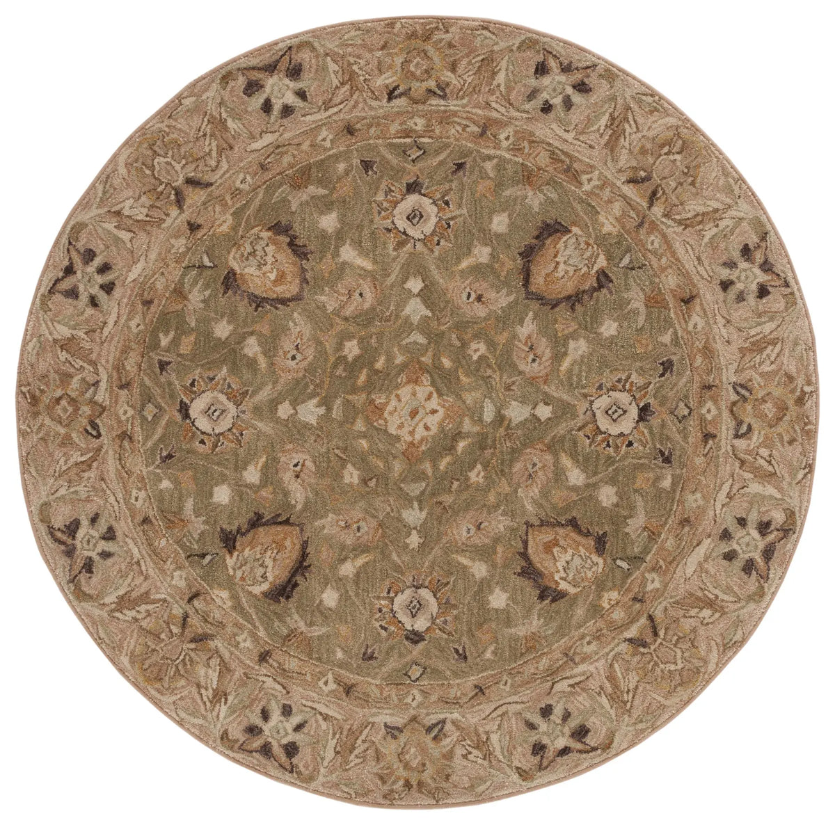 Safavieh Anatolia 6'-0" x 6'-0" Rug in Sage / Beige