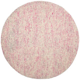 Safavieh Abstract 6'-0" x 6'-0" Rug in Ivory / Pink