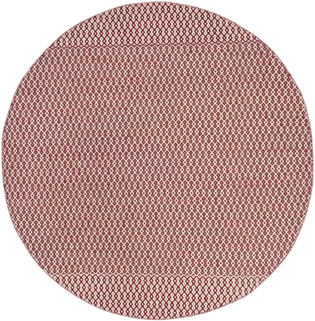 Safavieh Montauk 6'-0" x 6'-0" Rug in Ivory / Red