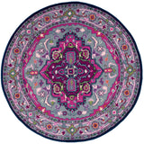 Safavieh Bellagio 5'-0" x 5'-0" Rug in Grey / Pink