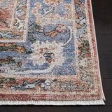 Safavieh Jasmine 4'-5" x 6'-5" Rug in Rust / Blue