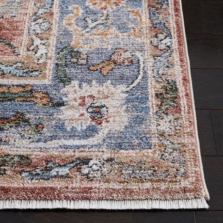 Safavieh Jasmine 4'-5" x 6'-5" Rug in Rust / Blue