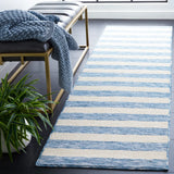 Safavieh Easy Care 2'-3" x 10'-0" Rug in Light Blue / Ivory