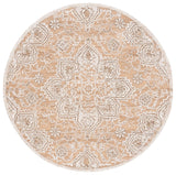 Safavieh Trace 6'-0" x 6'-0" Rug in Gold / Ivory