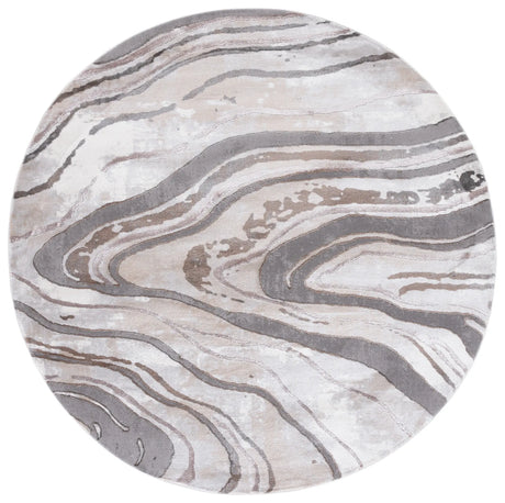 Safavieh Craft 6'-7" x 6'-7" Rug in Grey / Beige