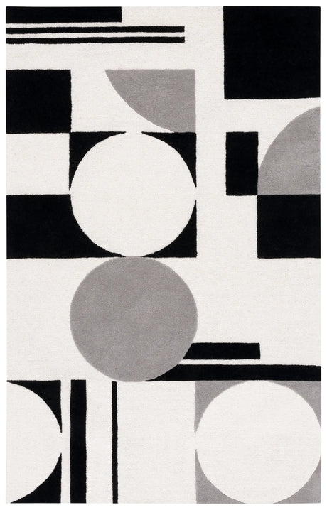 Safavieh Rodeo Drive 4'-0" x 6'-0" Rug in Grey / Black
