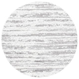 Safavieh Tahoe Shag 6'-7" x 6'-7" Rug in Ivory / Dark Grey