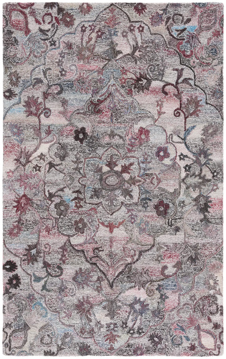 Safavieh Anatolia 4'-0" x 6'-0" Rug in Brown / Pink
