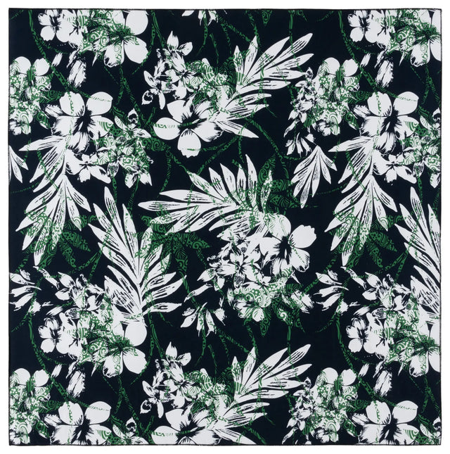Safavieh Malibu 6'-0" x 6'-0" Rug in Black / Green