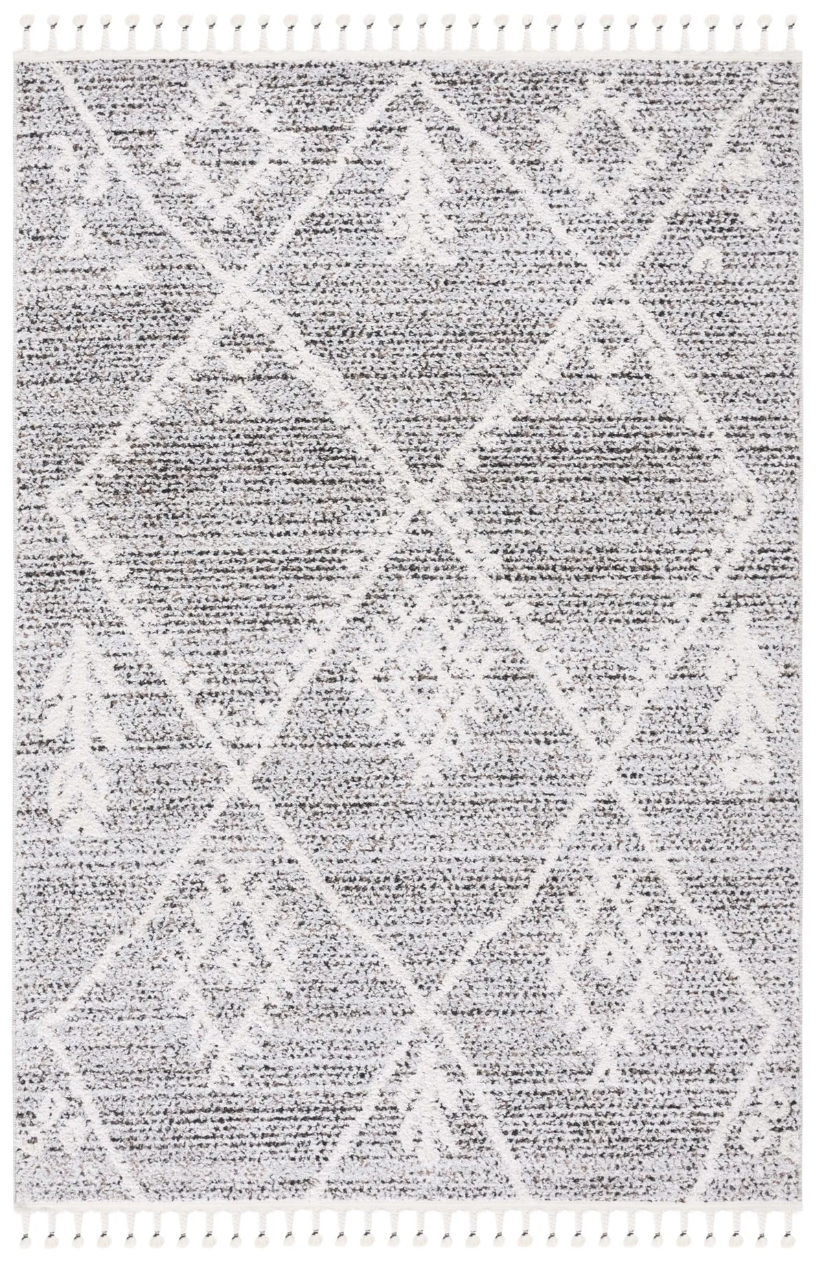 Safavieh Chapel 4'-0" x 6'-0" Rug in Black / Ivory
