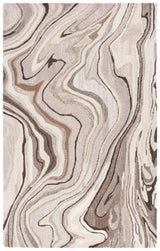 Safavieh Metro 4'-0" x 6'-0" Rug in Brown / Ivory