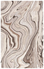 Safavieh Metro 4'-0" x 6'-0" Rug in Brown / Ivory