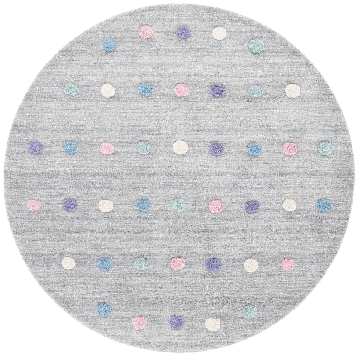 Safavieh Safavieh Kids 5'-0" x 5'-0" Rug in Silver